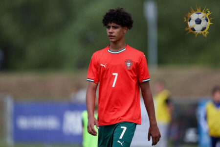 كريستيانو رونالدو جونيور يتدرب مع فريق ريال مدريد تحت 16 عاماً في فالديبيباس