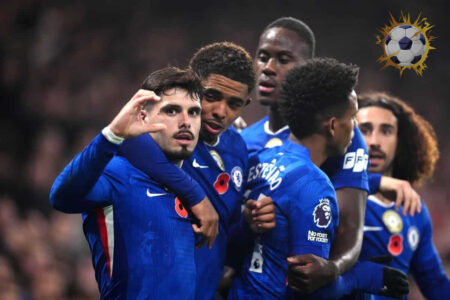 لاعبو إيفرتون وتشيلسي في ملعب هيل ديكنسون خلال مباراة الدوري الإنجليزي 2026