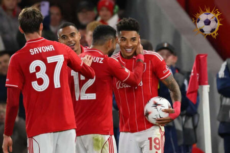 مباراة مانشستر سيتي ونوتينغهام فورست في الدوري الإنجليزي الممتاز على ملعب الاتحاد