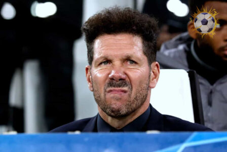 دييغو سيميوني مدرب أتلتيكو مدريد يتحدث في مؤتمر صحفي قبل مواجهة توتنهام في دوري أبطال أوروبا