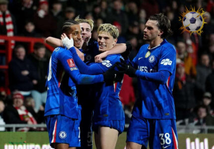 فرحة لاعبي تشيلسي بالأهداف في مرمى ريكسهام بكأس الاتحاد الإنجليزي